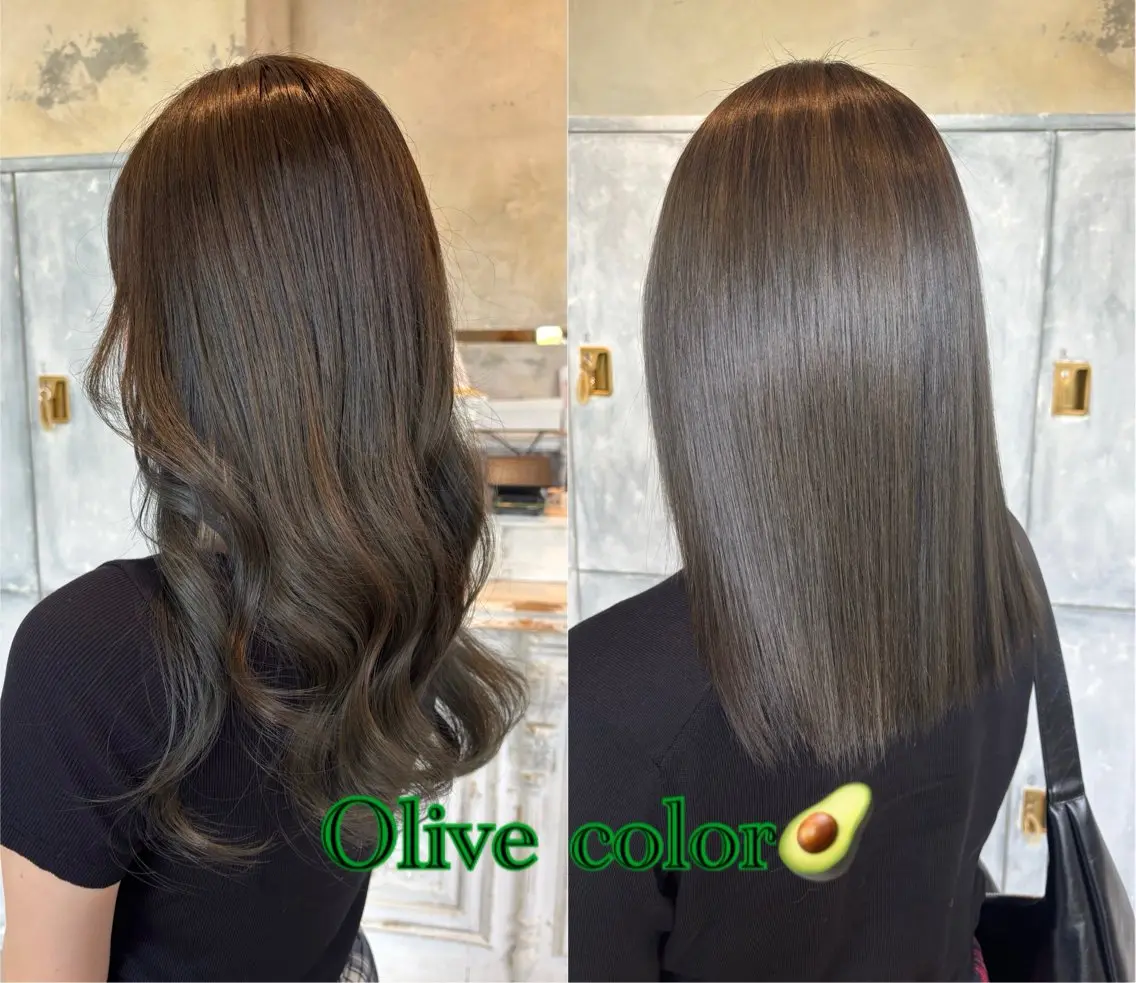 セミロング カラー 透明感カラー カット ヘアカラー ボブ・カラー 琴音のヘアスタイル
