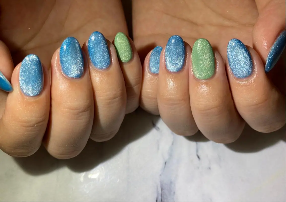 ネイル ジェルネイル マグネットネイル Lino+ ネイル&よもぎ蒸しのネイルデザイン