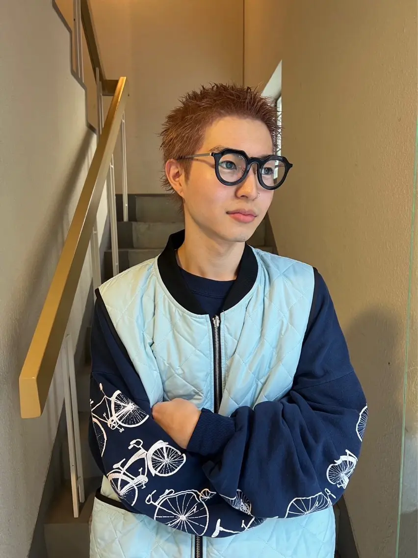 ショート ショートヘア カット ヘアカラー 中西 遥聖のヘアスタイル