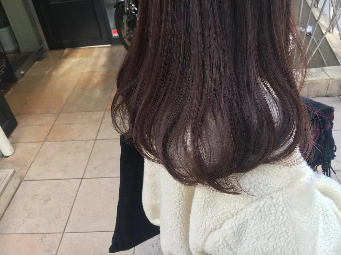 ロング カラー ベージュカラー ショコラベージュ 北條 優輝のヘアスタイル
