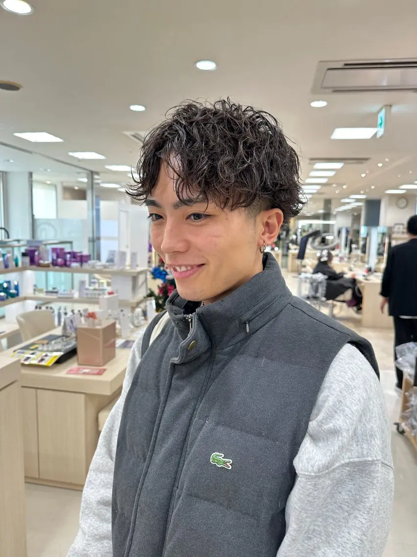ショート パーマ ツイストスパイラルパーマ ウルフカット ニュアンスパーマ スパイラルパーマ ツイストパーマ 髪質改善・縮毛矯正 年間1500名担当♪のヘアスタイル