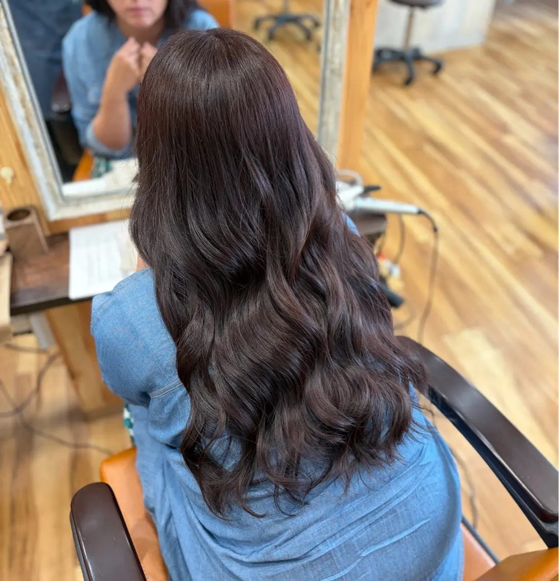 ロング カラー tetote ミコのヘアスタイル
