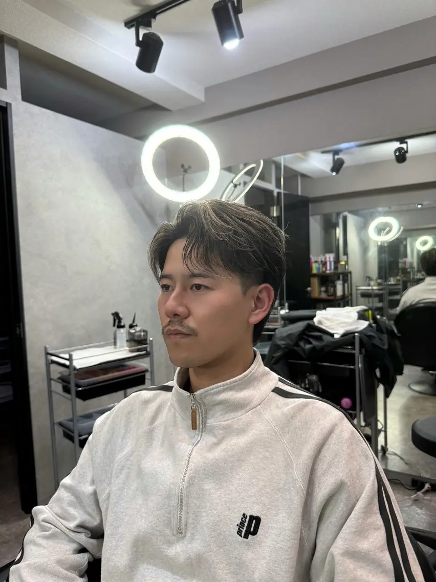 ショート カラー パーマ ヘアアレンジ メンズ メンズメッシュ メッシュ カット ヘアカラー 【メンズ専門美容師】 NUMBER.12のヘアスタイル
