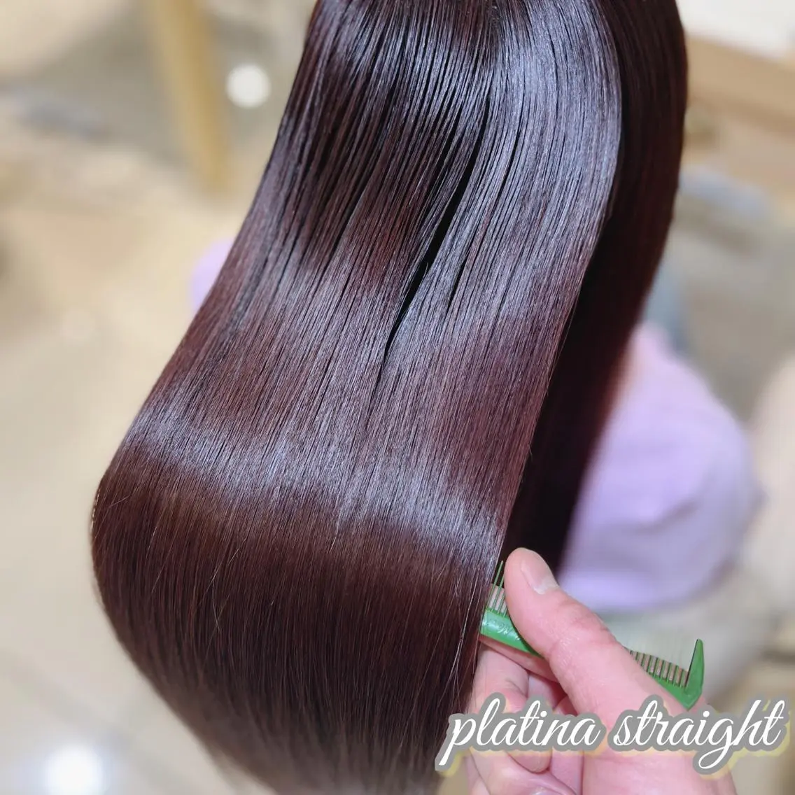 セミロング 髪質改善 縮毛矯正 カット ヘアカラー トリートメント Ash宮前平/パーマ /縮毛矯正/鈴木和也のヘアスタイル