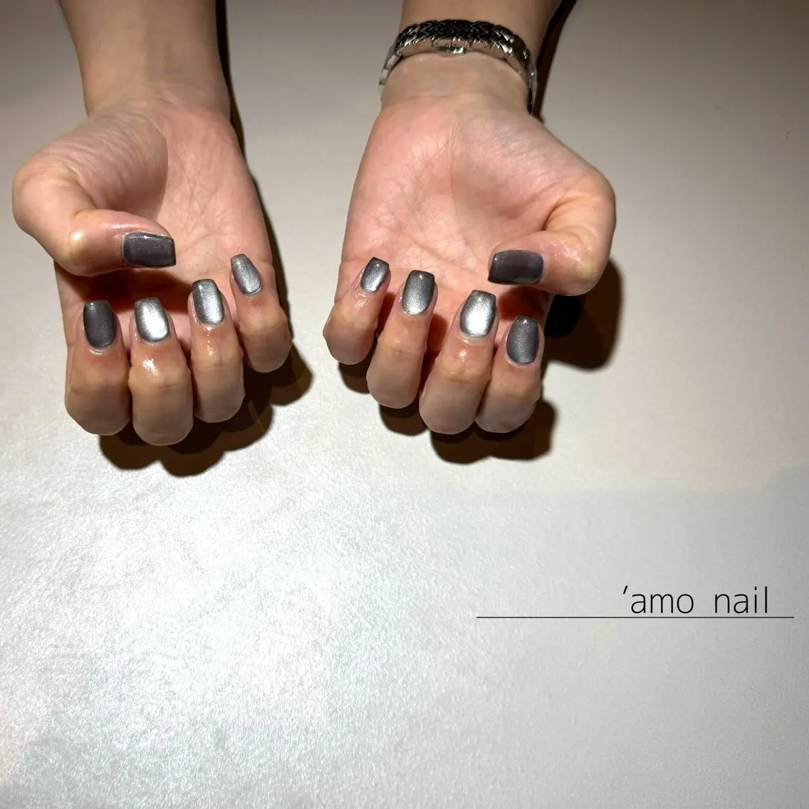 ネイル マグネットネイル 'amo nailのネイルデザイン