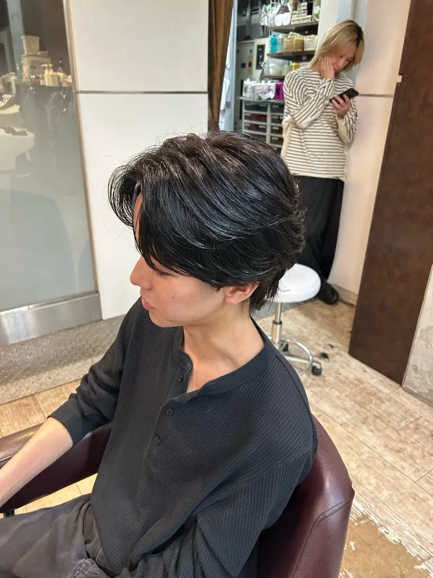 パーマ メンズ メンズパーマ ニュアンスパーマ カット パーマ 桜井晶/ Blossom大山店のヘアスタイル