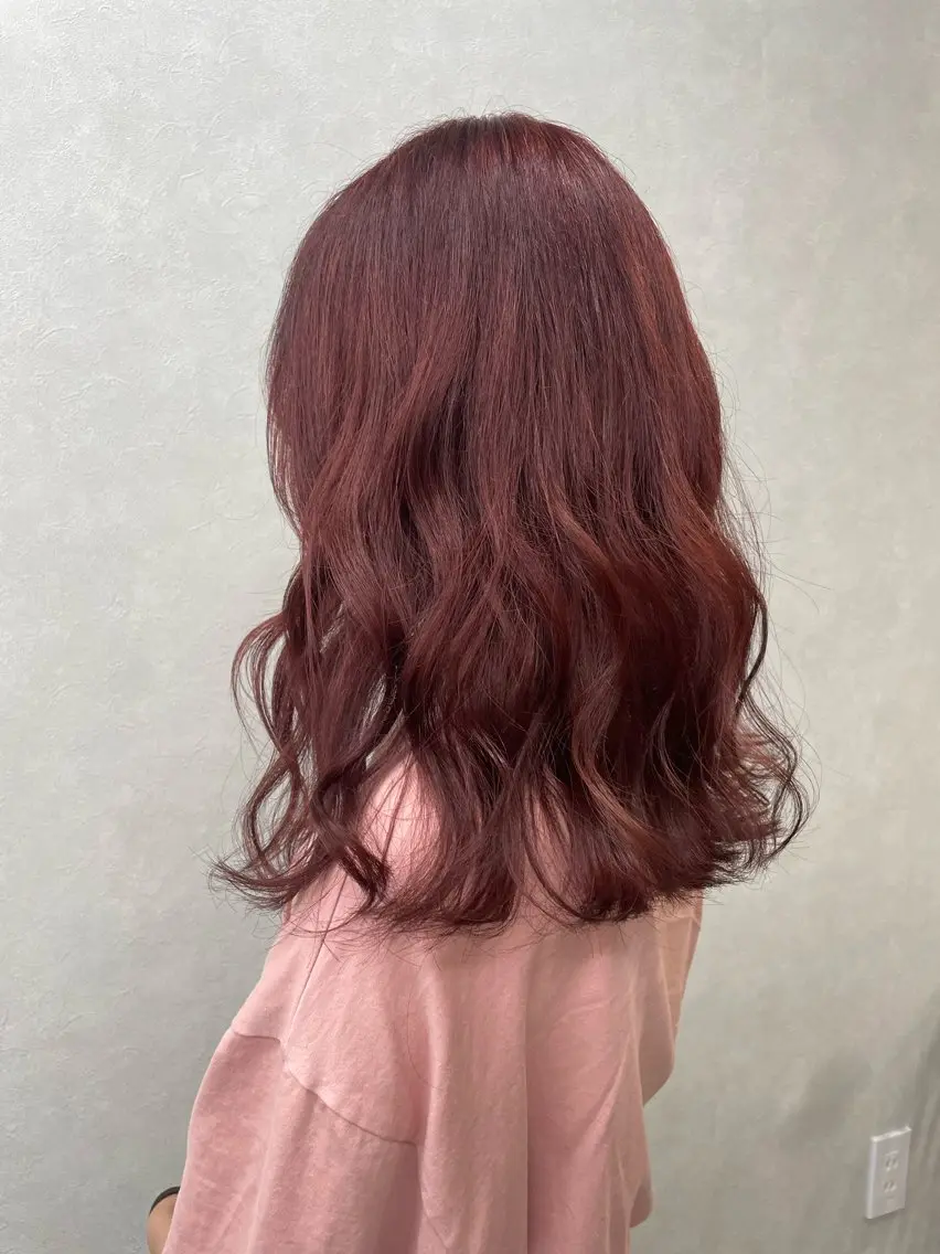 セミロング ヘアカラー カラーリスト Maiのヘアスタイル