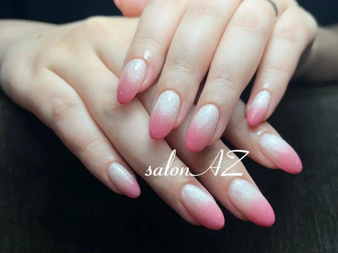 ネイル アートネイル 長さ出し フットネイル フレンチネイル ジェルネイル salon AZのネイルデザイン