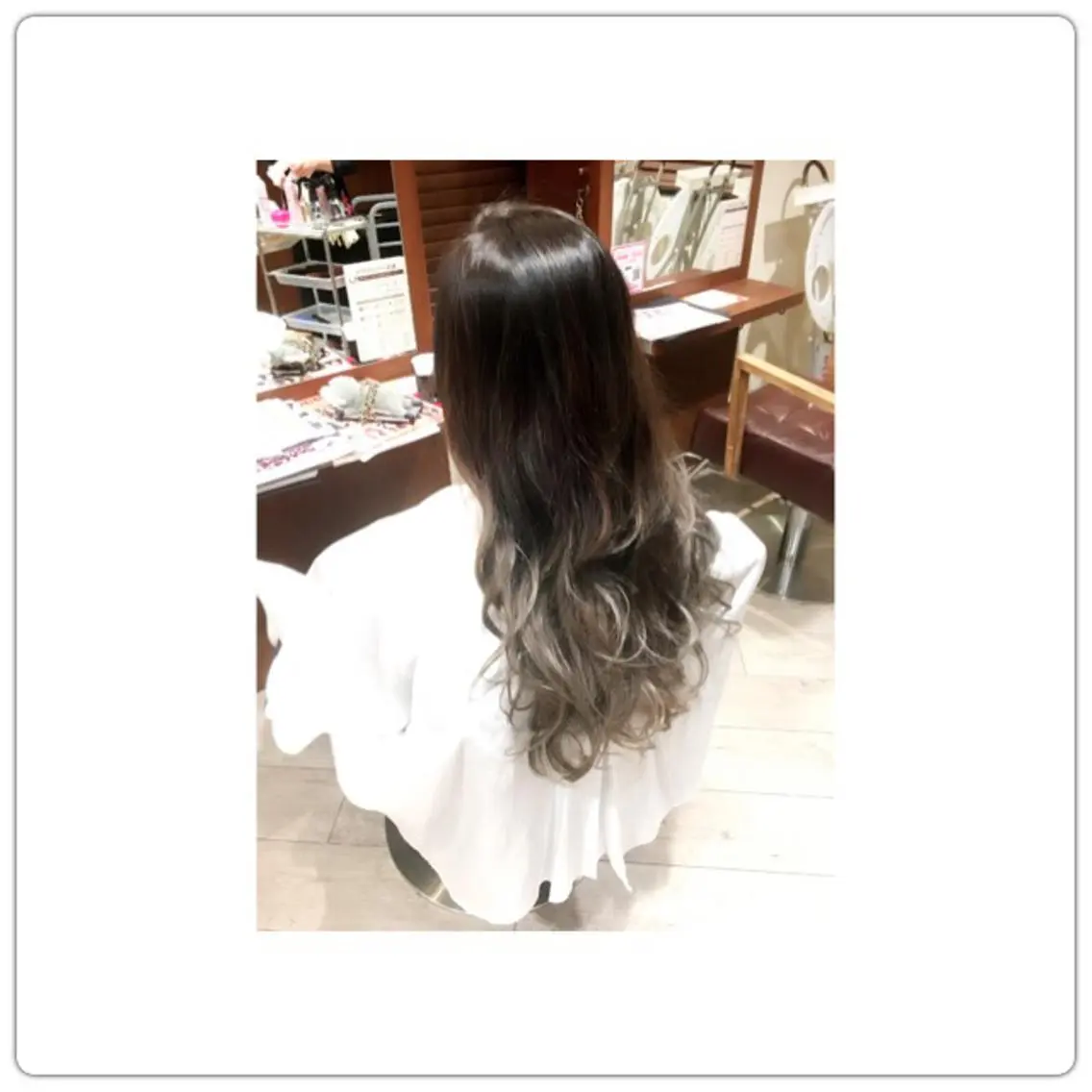 ロング カラー グラデーションカラー グレージュ ハイライトカラー ハイライト 【メンズカット】 澤下瑛一のヘアスタイル