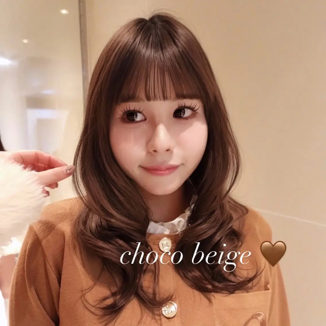 セミロング カラー レイヤーカット カット ヘアカラー トリートメント 🎀ロングカット/ 艶カラー🩰rioのヘアスタイル