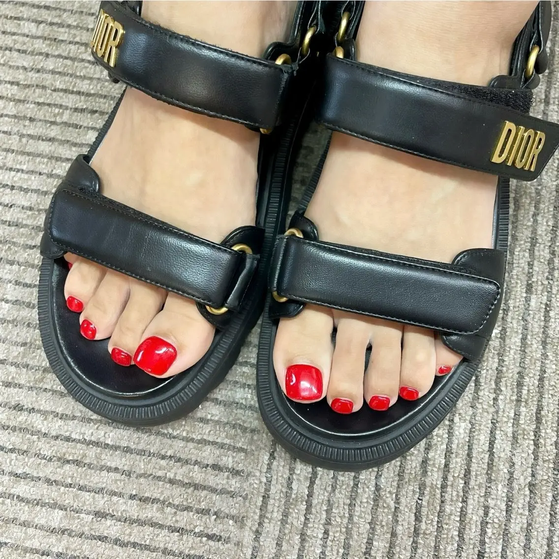 ネイル フットネイル ワンカラーネイル フットネイル Aki 💖ゆちたの部屋のネイルデザイン