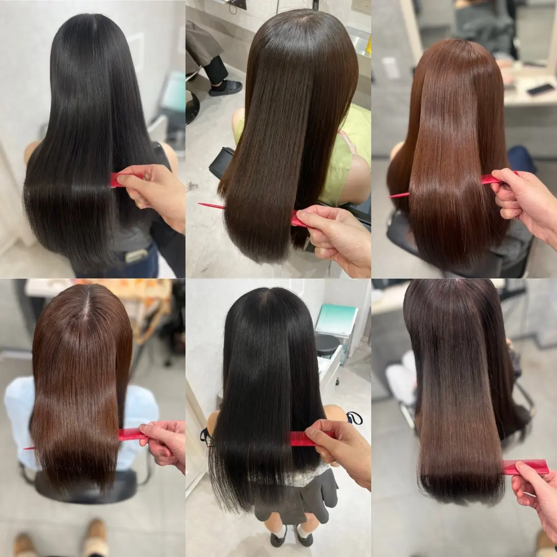 ロング カラー カット ヘアカラー トリートメント 🩵新宿ダブルカラー 🩵エクステのヘアスタイル