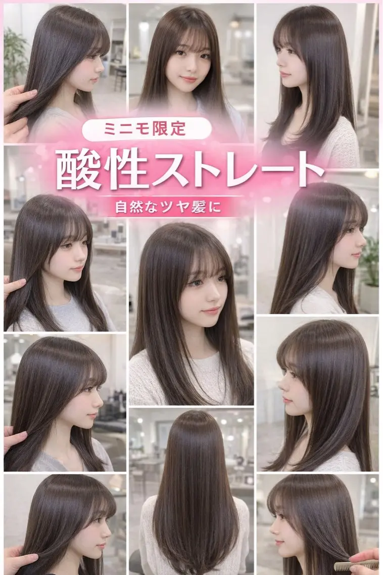 ロング 髪質改善 ロング 酸性ストレート MATSU DAのヘアスタイル
