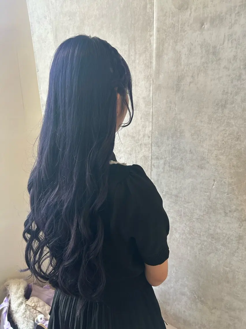 ヘアアレンジ 編みこみ カチューシャ ヘアセット アレンジ/エクステ✨ 推し/横浜🩵かのんのヘアスタイル