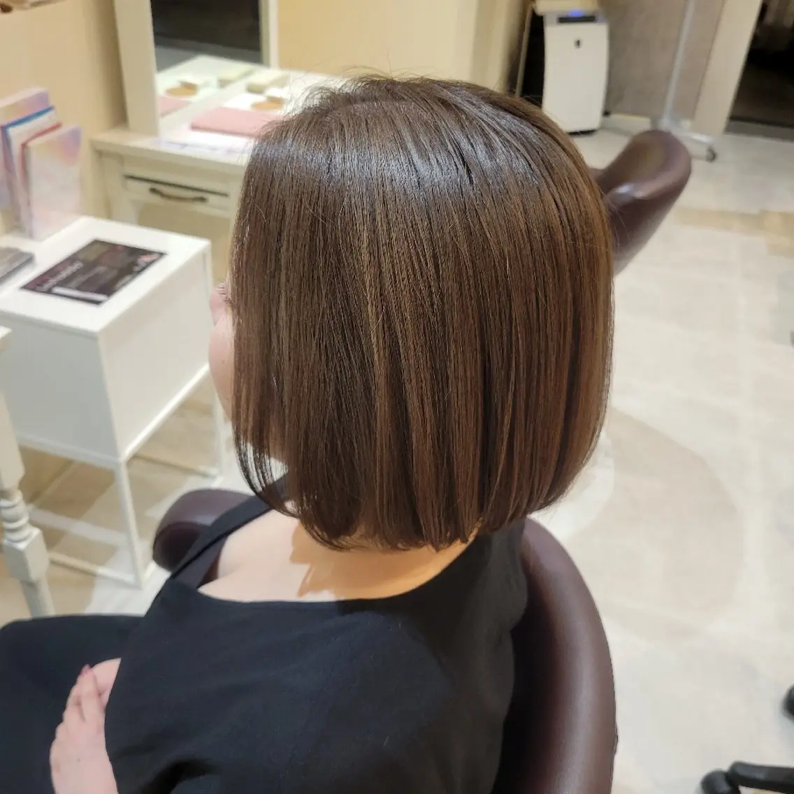 ショート 代表/淀屋/髪質改善 ダメージレスカラー✨のヘアスタイル