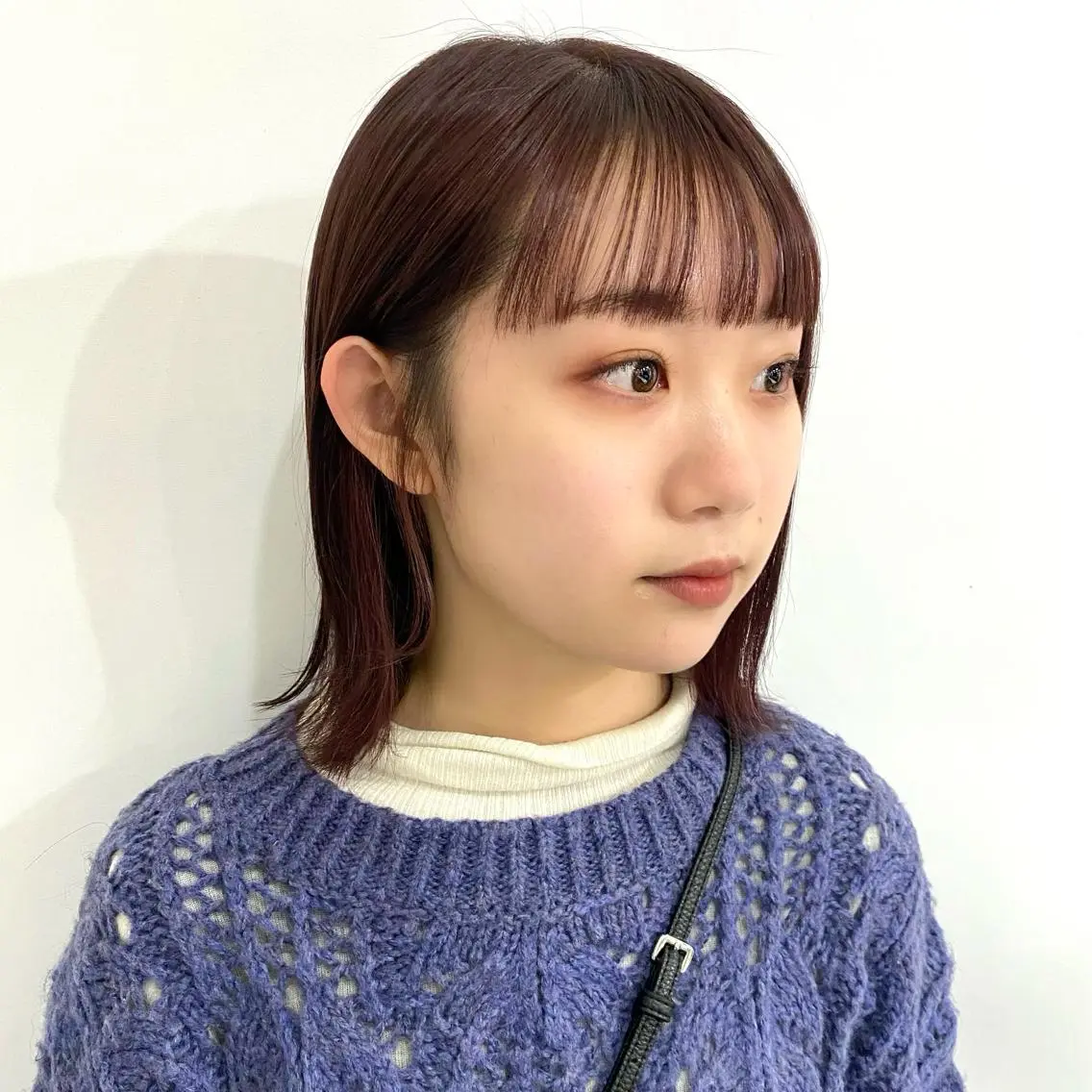 ミディアム Okamura Chisatoのヘアスタイル