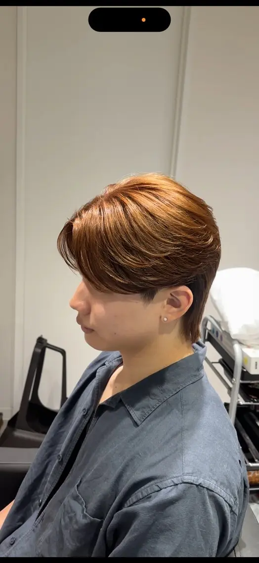 パーマ メンズ カット 縮毛矯正 メンズ縮毛矯正 ulus高森蓮のヘアスタイル