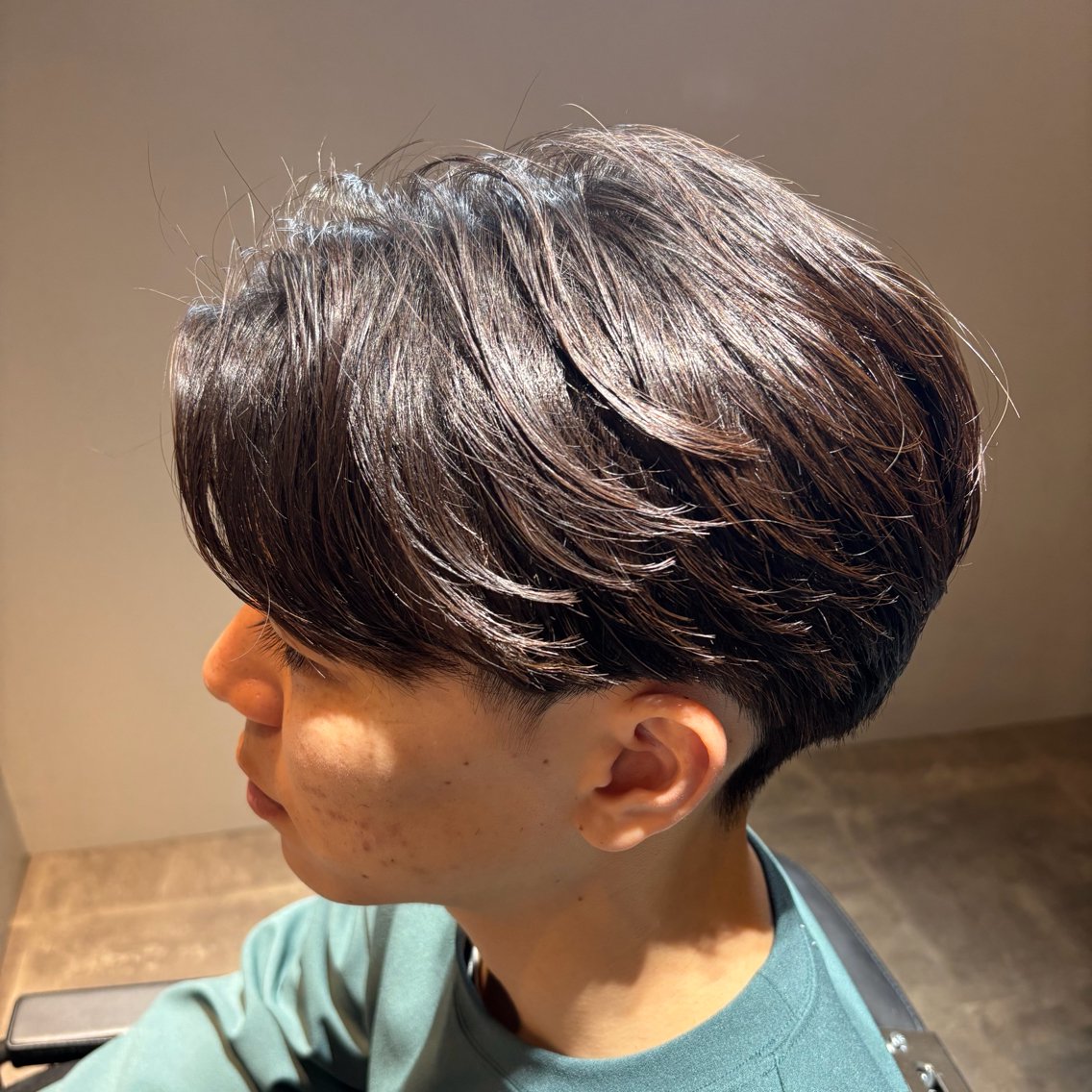 パーマ メンズ フェザーパーマ メンズパーマ 【シャドウパーマ】 メンズCHISAKIのヘアスタイル
