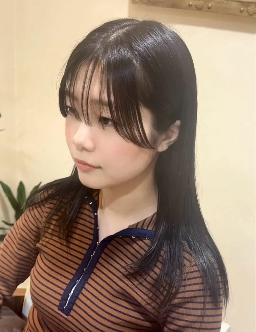 セミロング 顔周り特化〜RIHO /CLUTCH博多のヘアスタイル