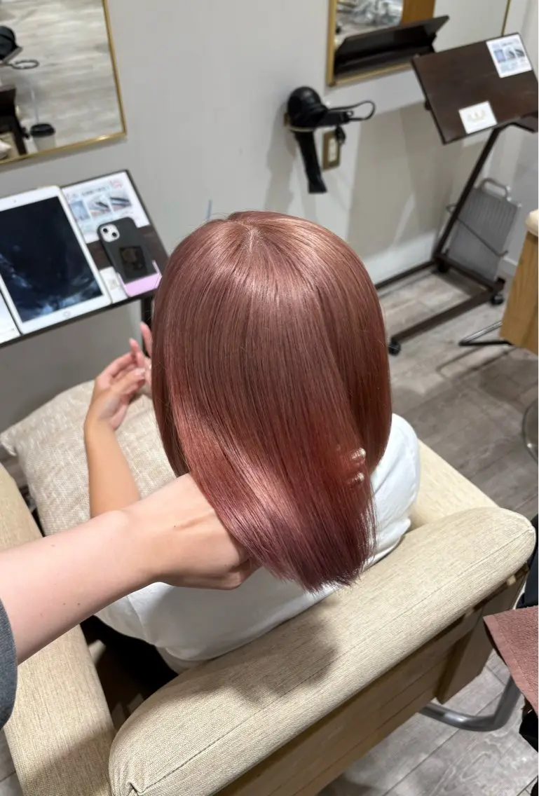 カラー ヘアカラー ブリーチカラー/茨木 𝙨𝙖𝙠𝙞💚のヘアスタイル
