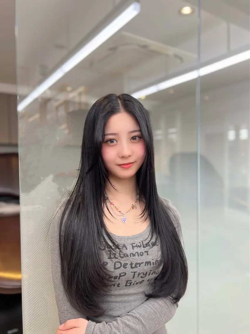 ロング カラー ハイレイヤー 髪質改善 レイヤーカット トリートメント カット ヘアカラー トリートメント レイヤー/髪質改善 DAISUKEのヘアスタイル