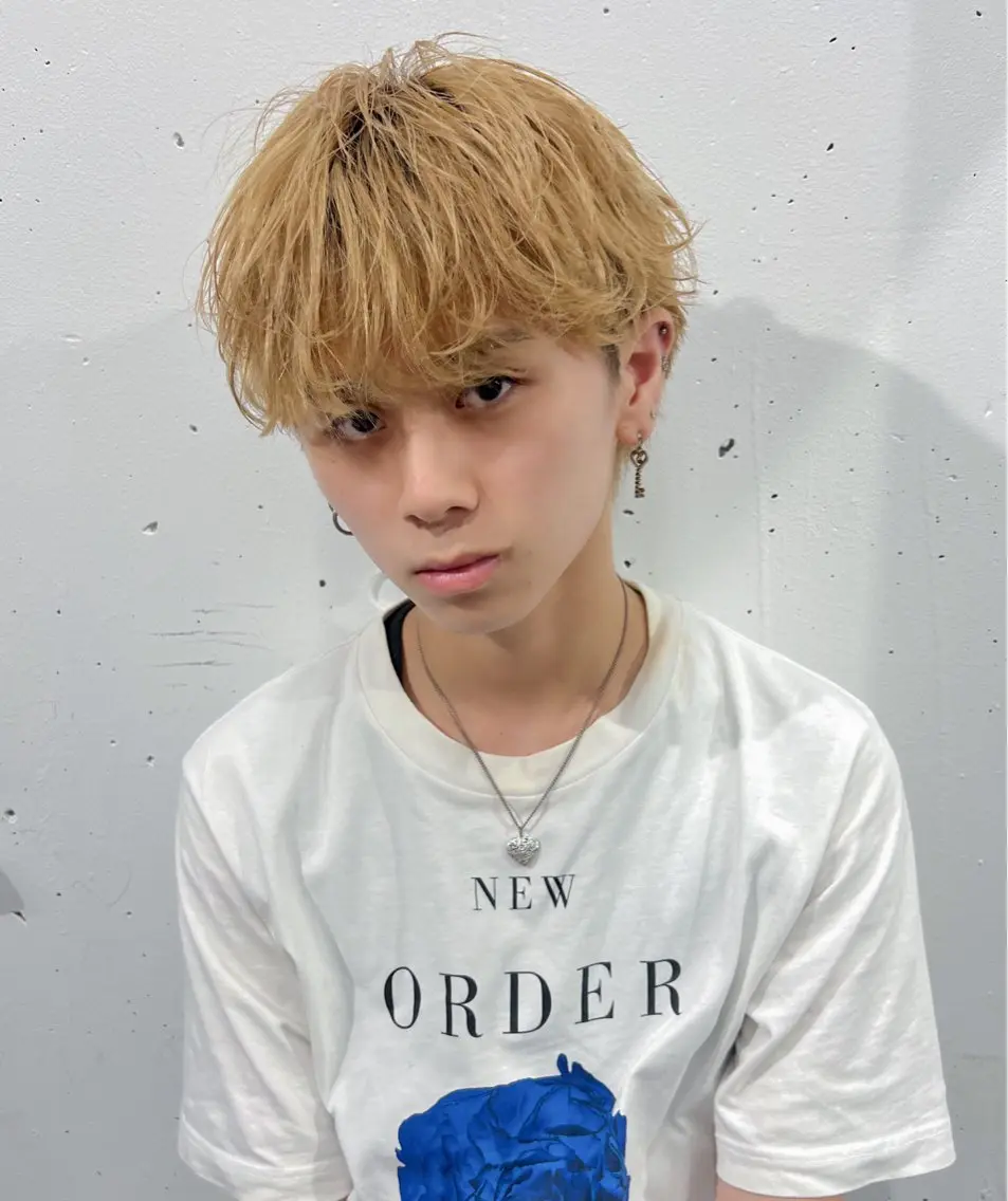 メンズ マッシュ メンズヘア Hikaruのヘアスタイル