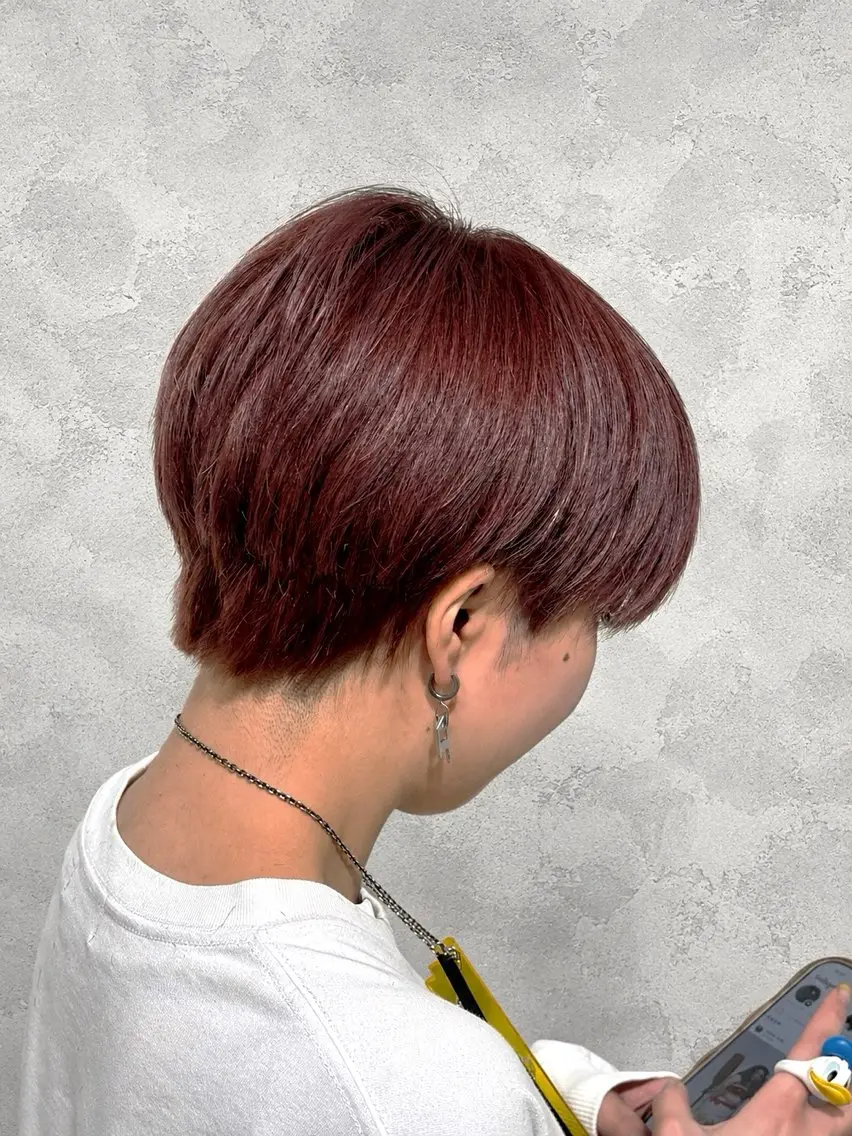ショート カラー 野村 拓海のヘアスタイル