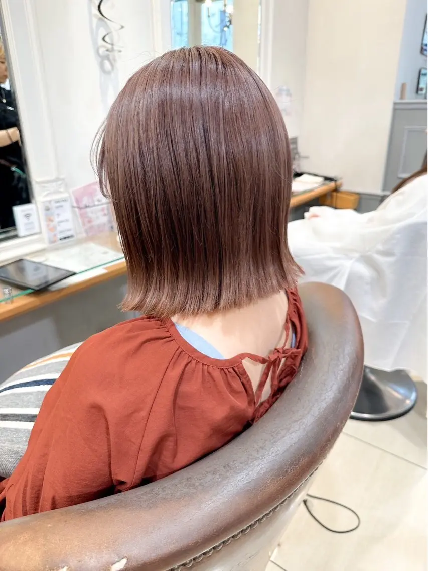 🍀minimo限定メニュー🍀ワンカラー(ブリーチなし)+4stepトリートメント✨の写真