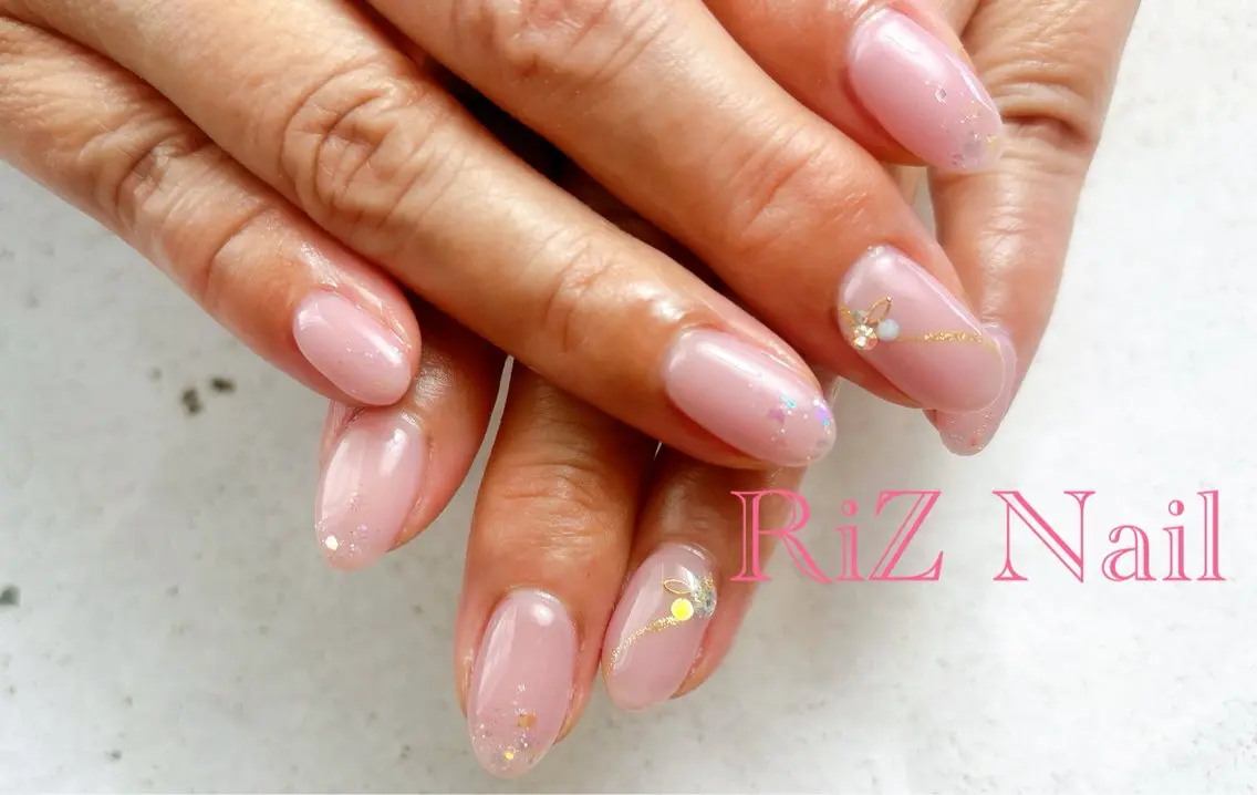 ネイル オフィスネイル シンプルネイル RiZ nail salonのネイルデザイン