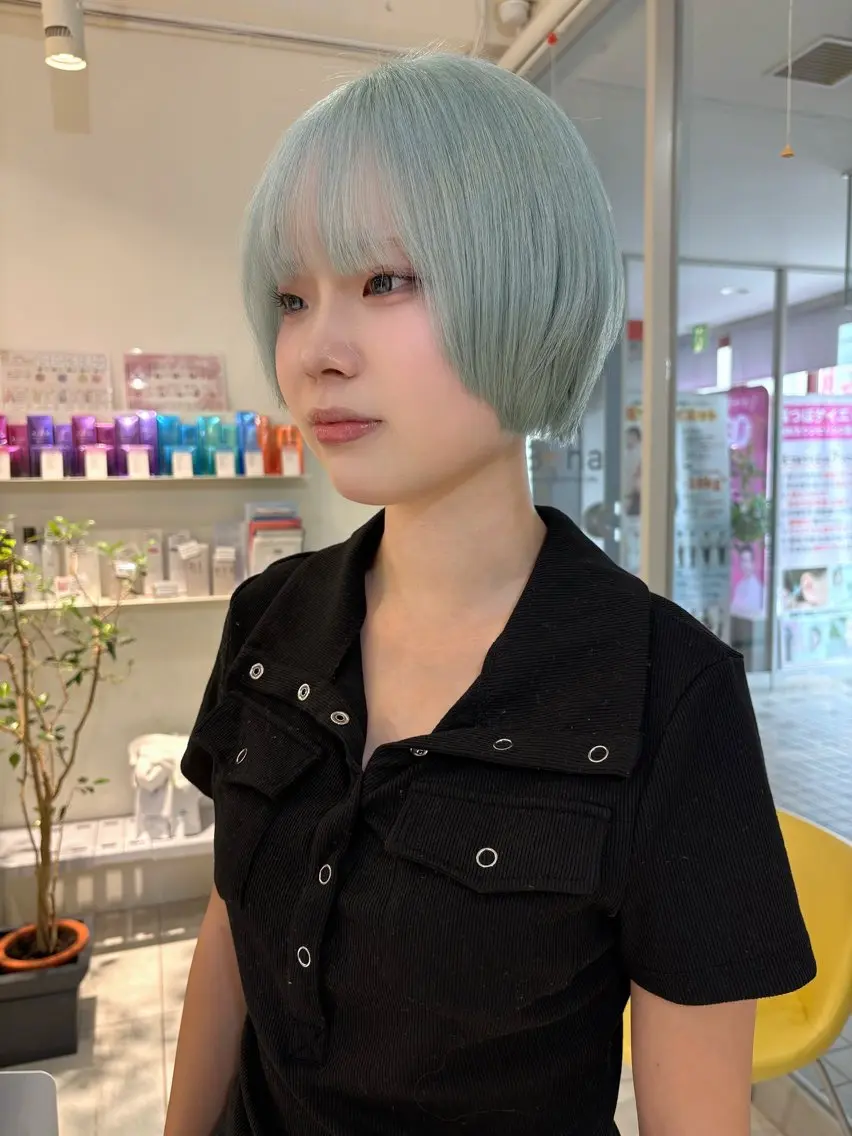 ショート カラー カット ヘアカラー 浅野 匠のヘアスタイル