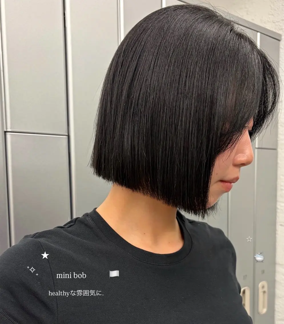 カラー カット ヘアカラー レイヤーパーマ/ ボブパーマ/モモカのヘアスタイル