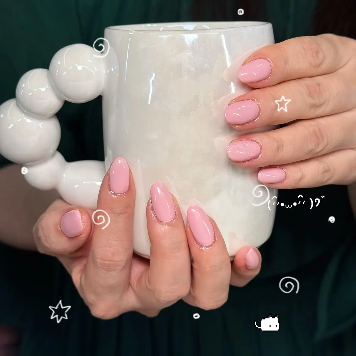 ネイル ハンドネイル レッサー パンダのネイルデザイン