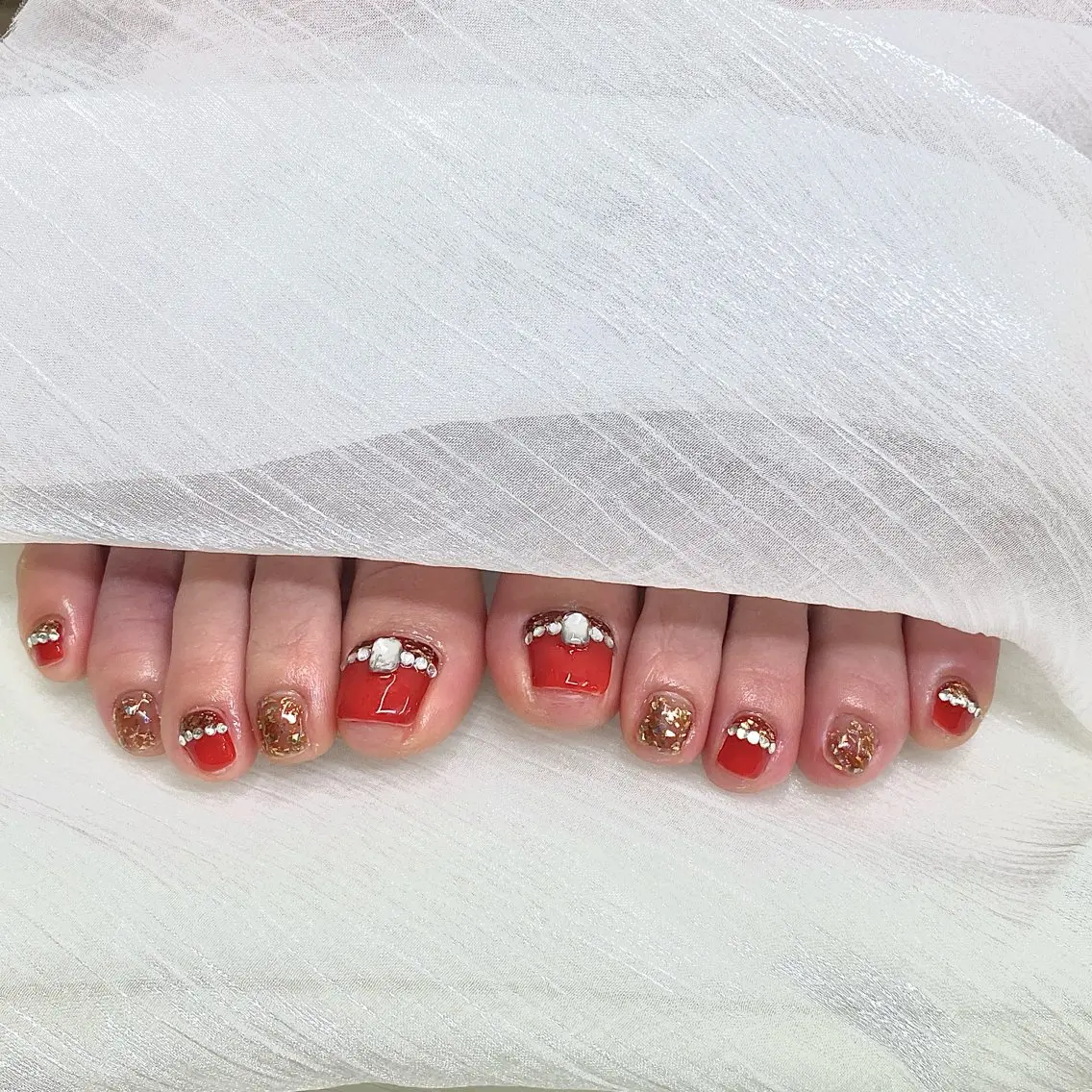 ネイル フットネイル Akina Nail🎀✨のネイルデザイン