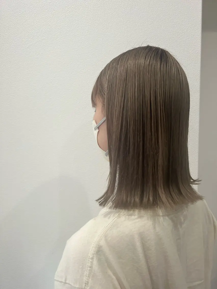 ブリーチなしWカラーの写真