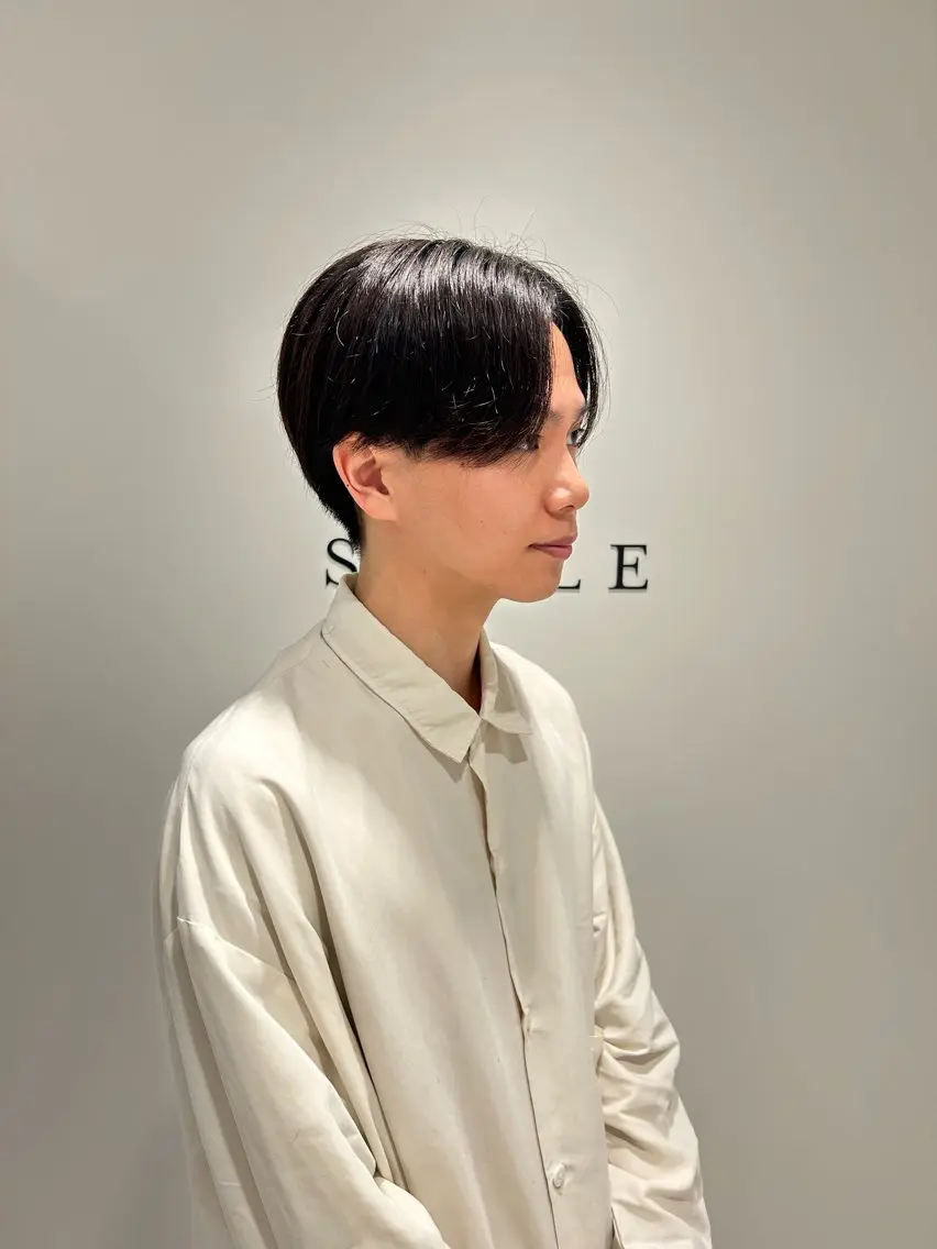 メンズ カット ヘッドスパ レイヤー｜ハッシュ｜ ヘアセット 山田寛菜のヘアスタイル