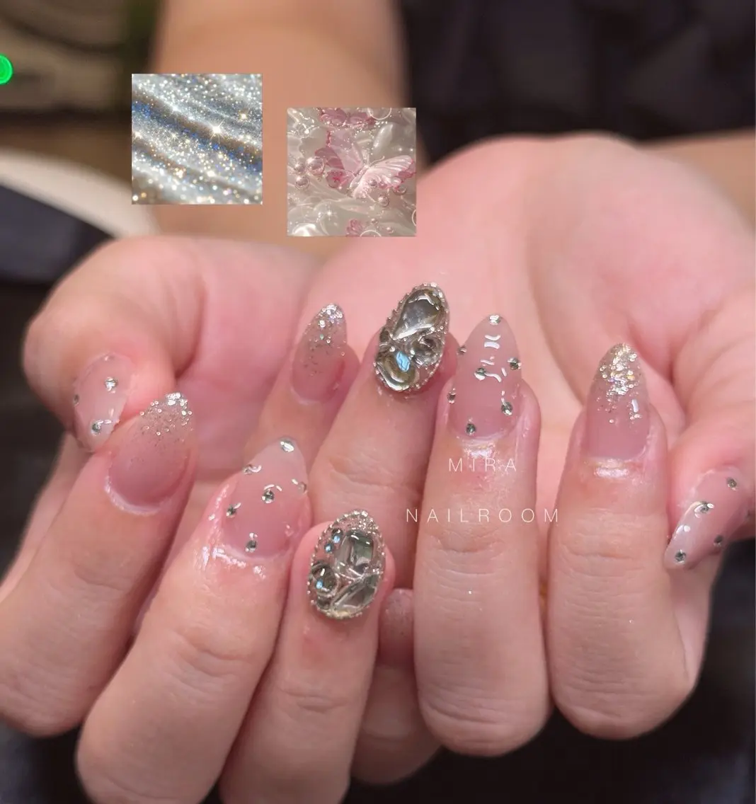 ネイル 長さ出し 持ち込み MIRA NAILROOMのネイルデザイン