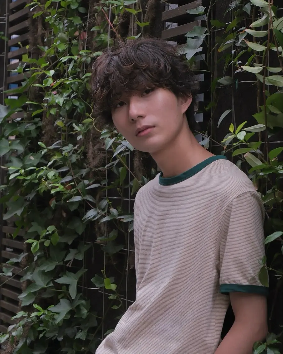 パーマ メンズ カット パーマ 渋谷パーマNo.1 うえちりくのヘアスタイル