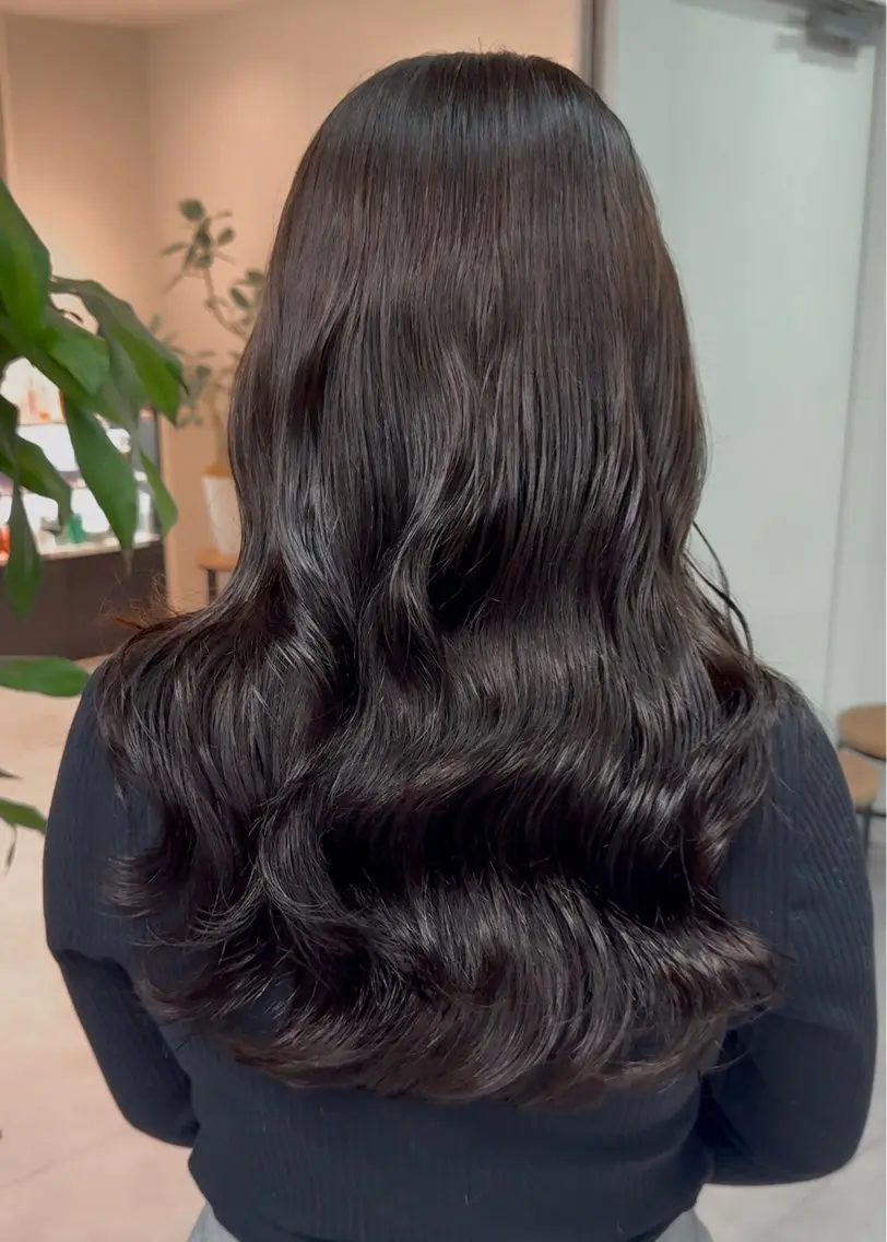 ロング パーマ トリートメント デジタルパーマ 小田 晃瑛のヘアスタイル