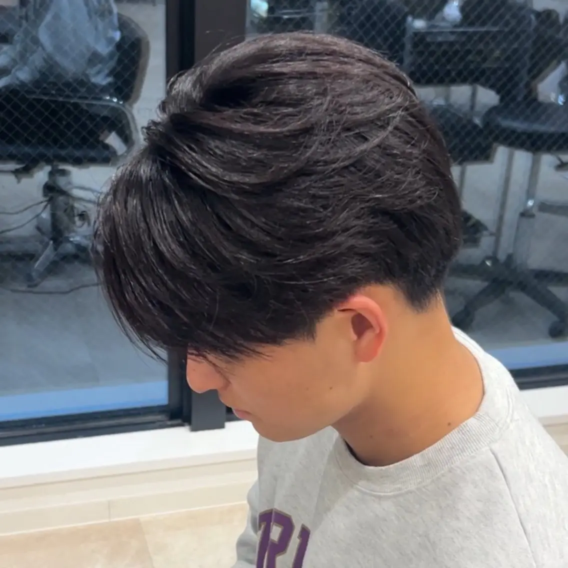 『メンズカット』✂️➕『フェザーパーマ』🪽の写真
