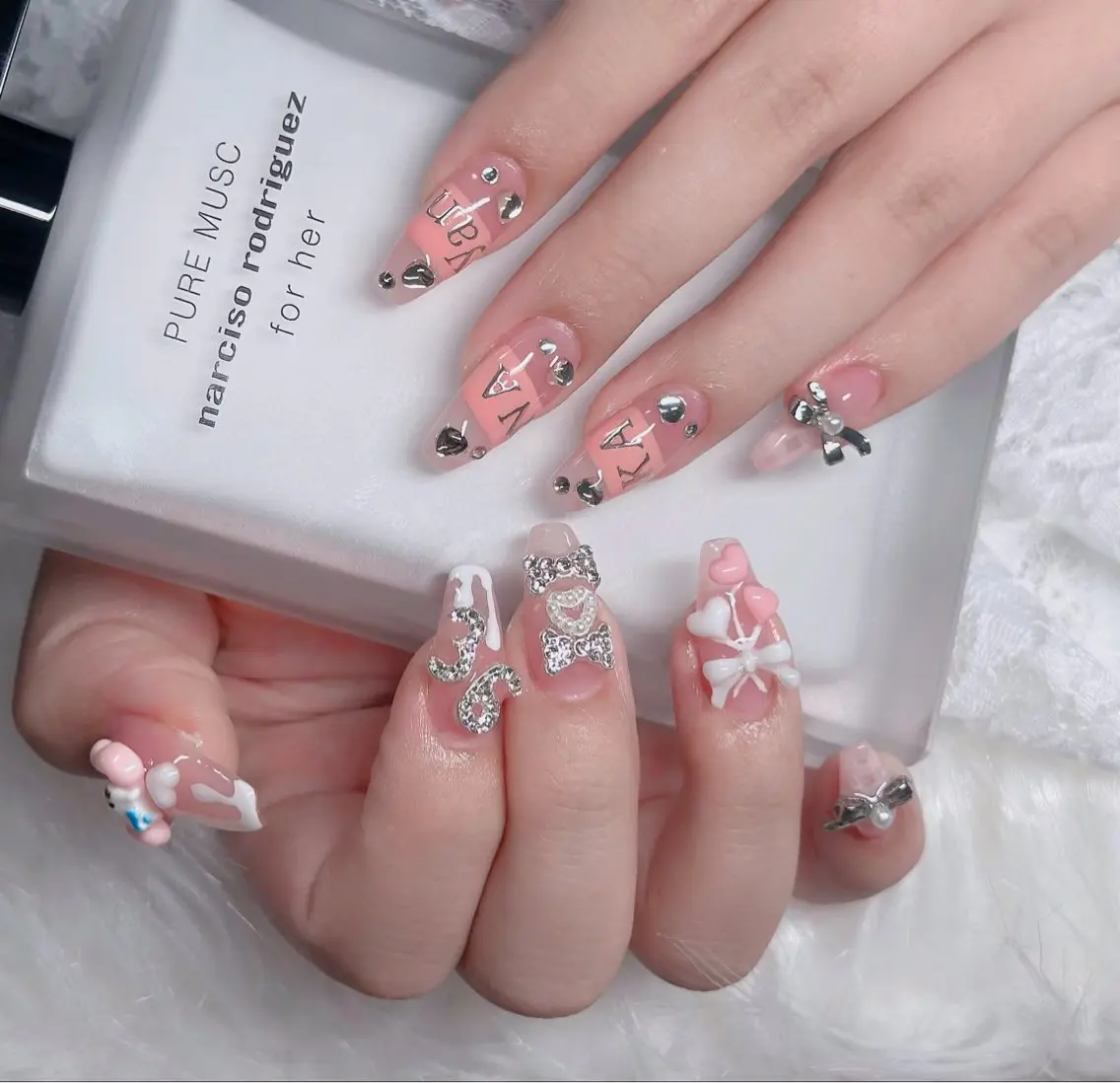 ネイル アートネイル 成人式 ジェルネイル ニュアンスネイル 夏ネイル ハンドネイル neco H.babynailのネイルデザイン