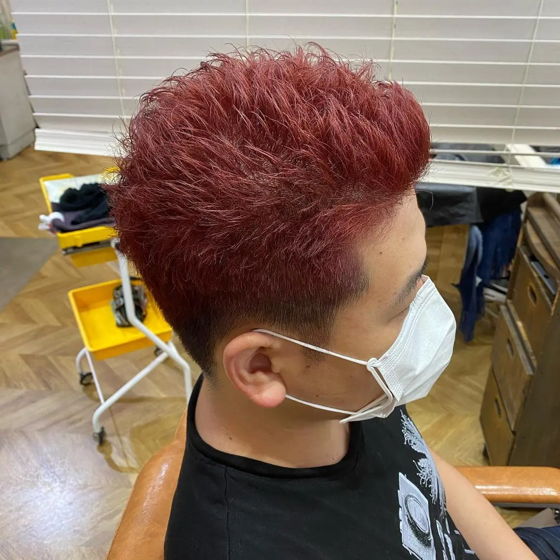 メンズカット＋ブリーチ＋カラー　一気にイメチェンしたい方はコレの写真
