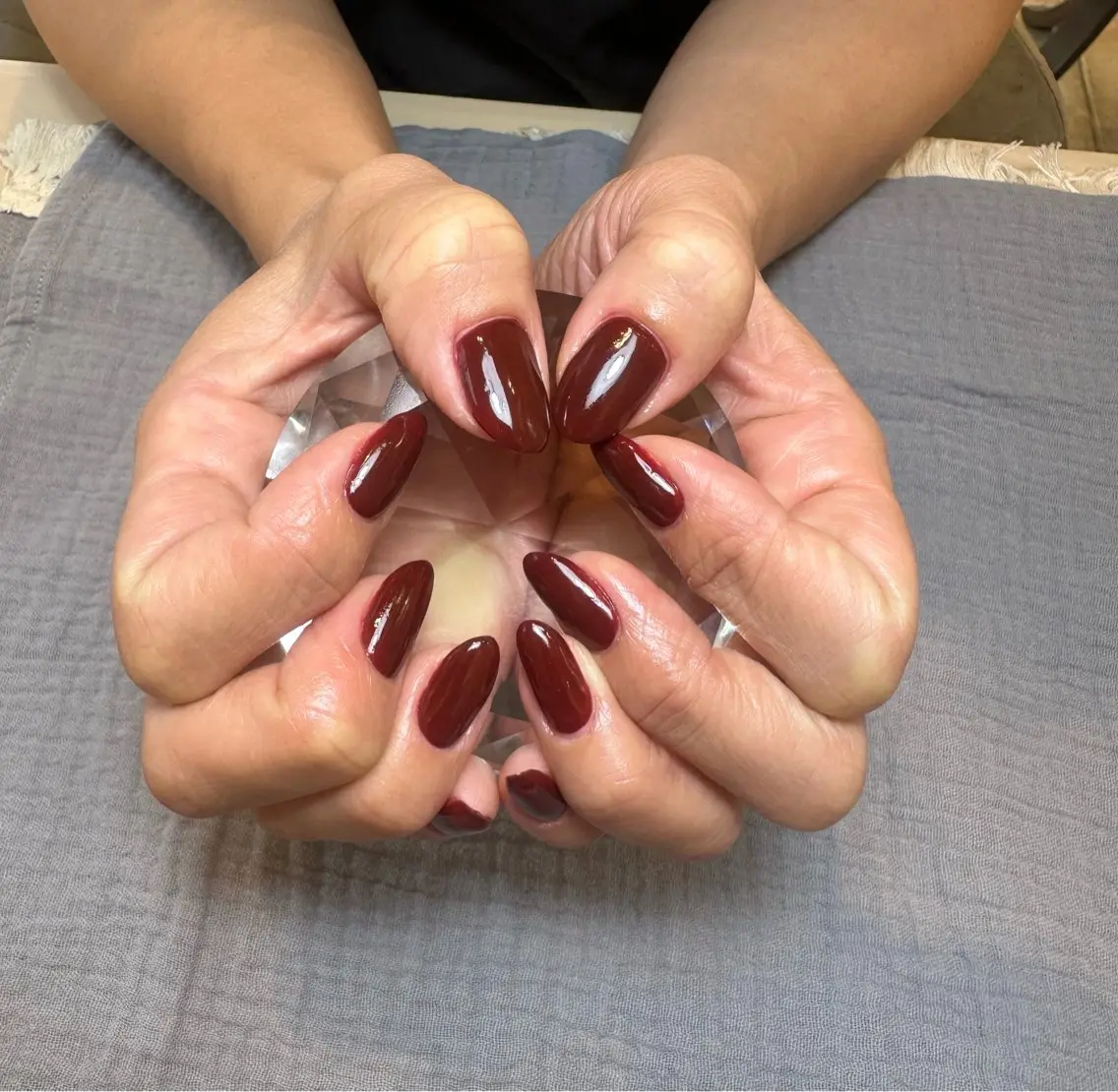 ご新規様限定！オフ無しハンドネイル💅200色以上から選べるワンカラーの写真