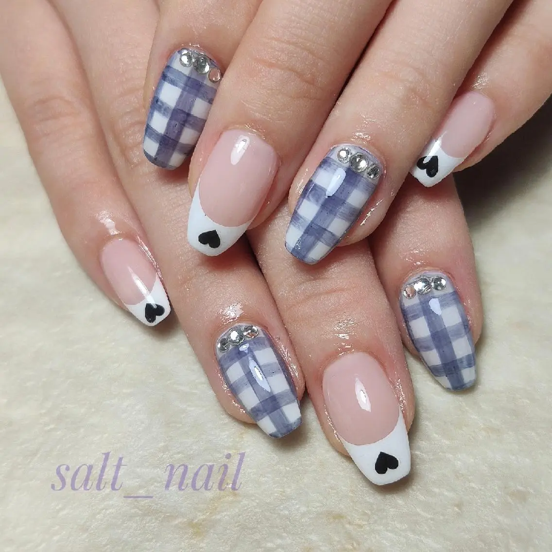ネイル 持ち込み ハンドネイル 個人サロン saltnailのネイルデザイン