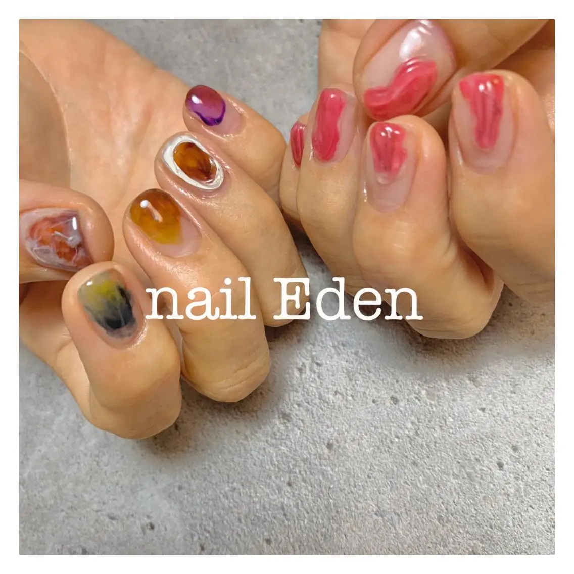 ネイル ニュアンスネイル Eden ♾️のネイルデザイン