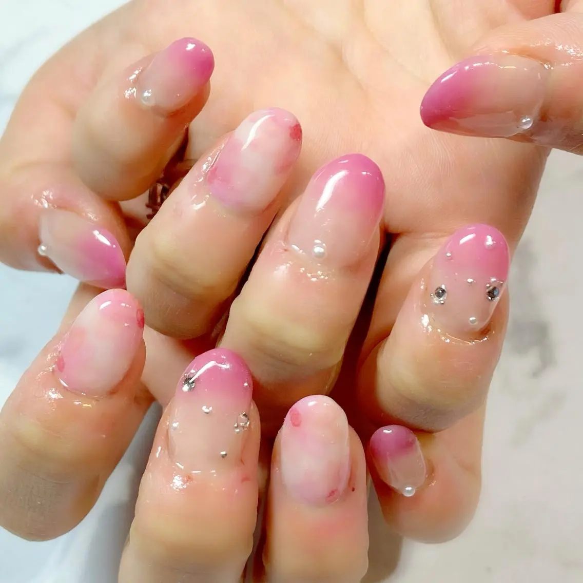 ネイル 長さ出し YUN 💅のネイルデザイン