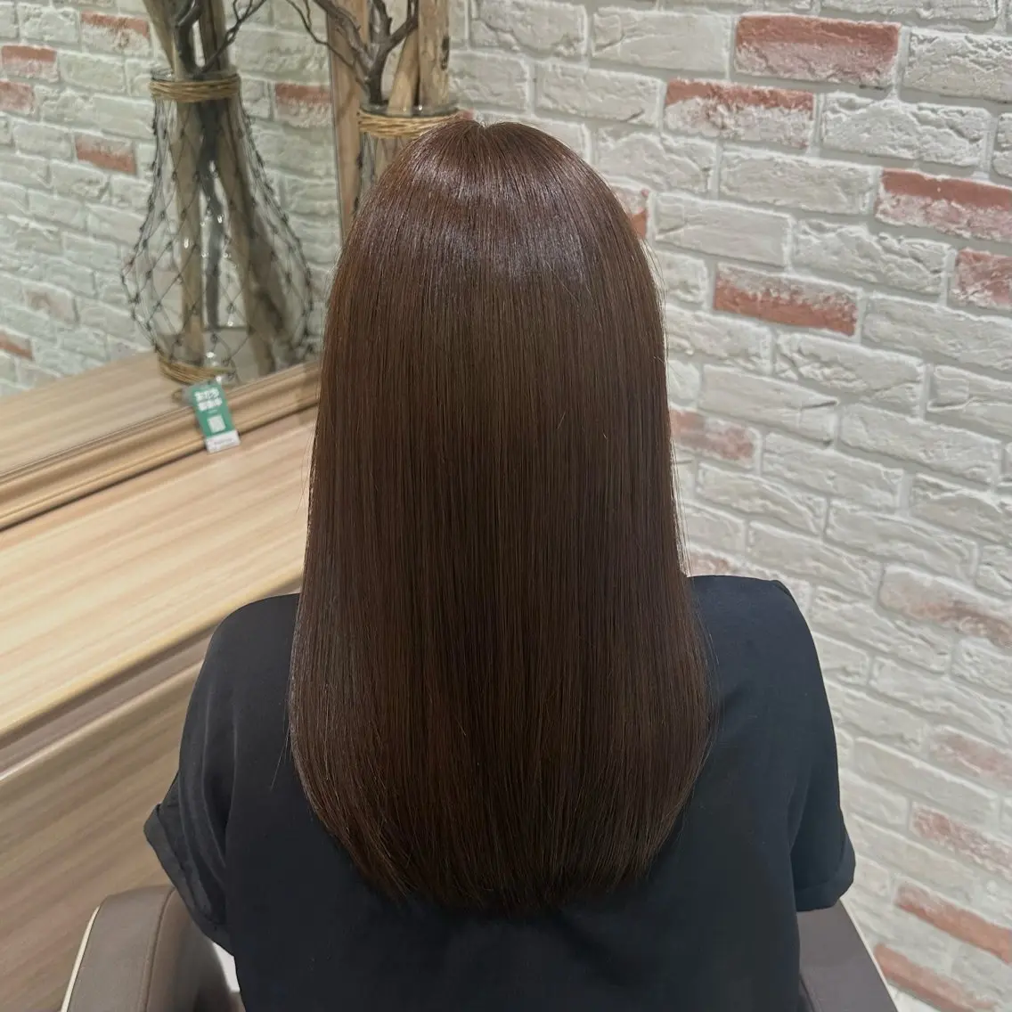 ミディアム カラー ヘアカラー 松岡蘭珠 /モデル募集中のヘアスタイル