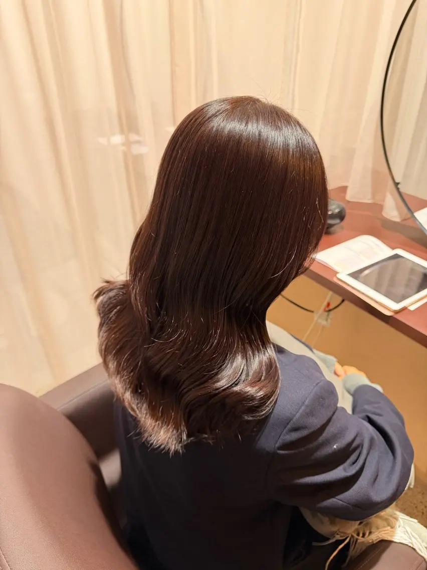 カラー ブラウンカラー ラベンダーカラー ヘアカラー YOKE 桃山台 SAKI♩ ܸのヘアスタイル