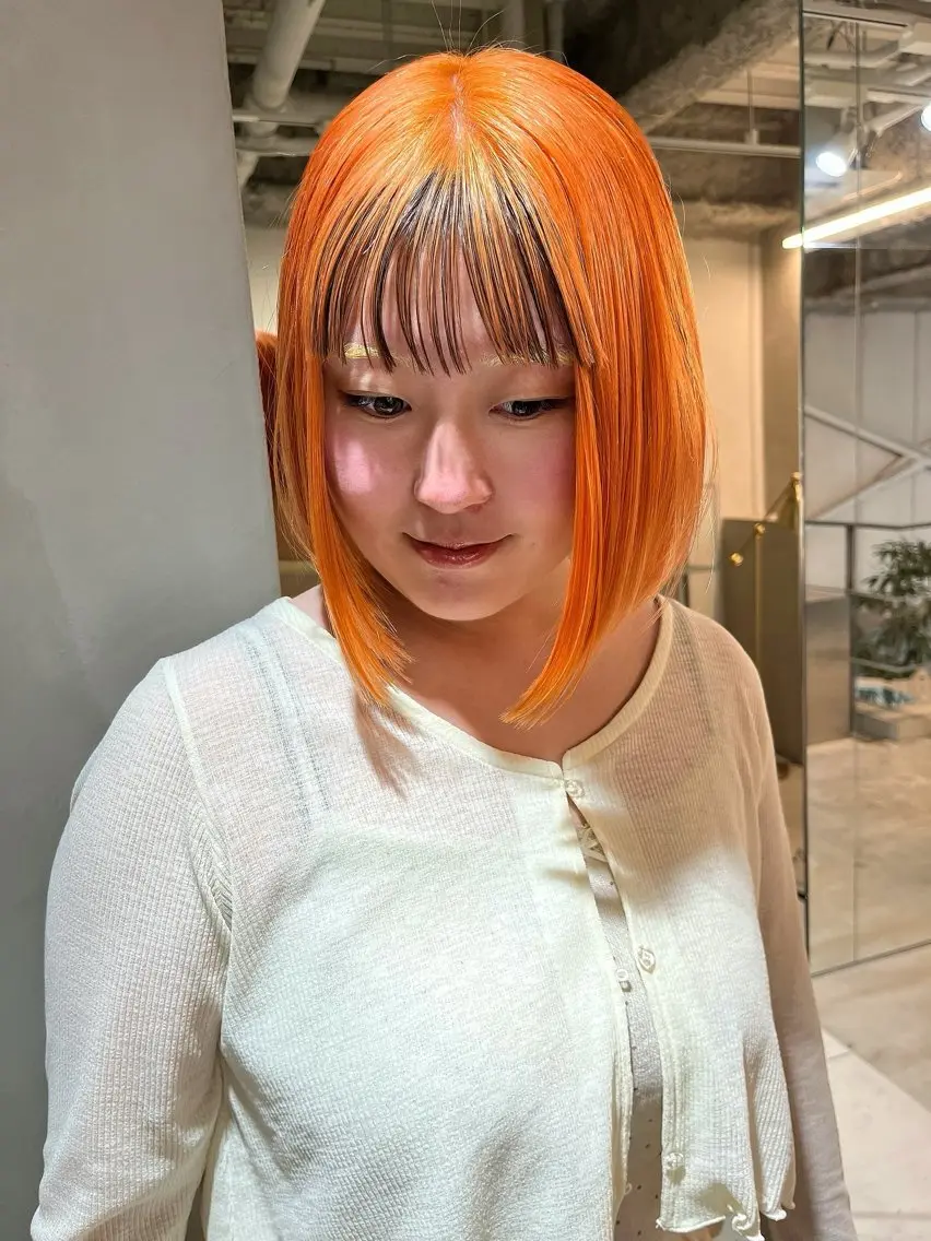 ショート ヘアカラー fev Rionのヘアスタイル
