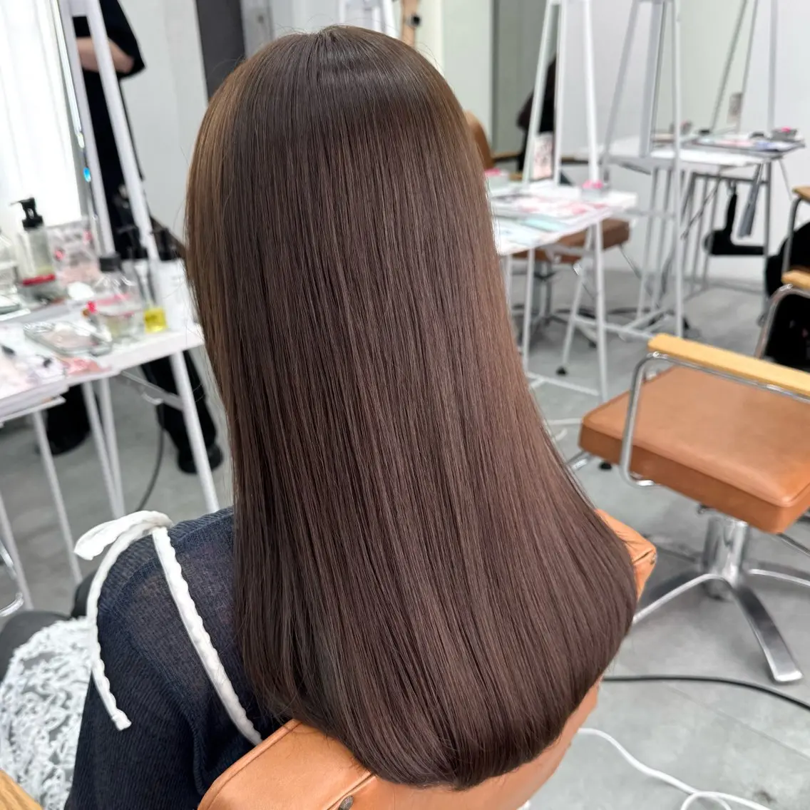 ロング カラー ヘアアレンジ ヘアカラー ブリーチなしカラー /新百合ヶ丘/安形翔のヘアスタイル