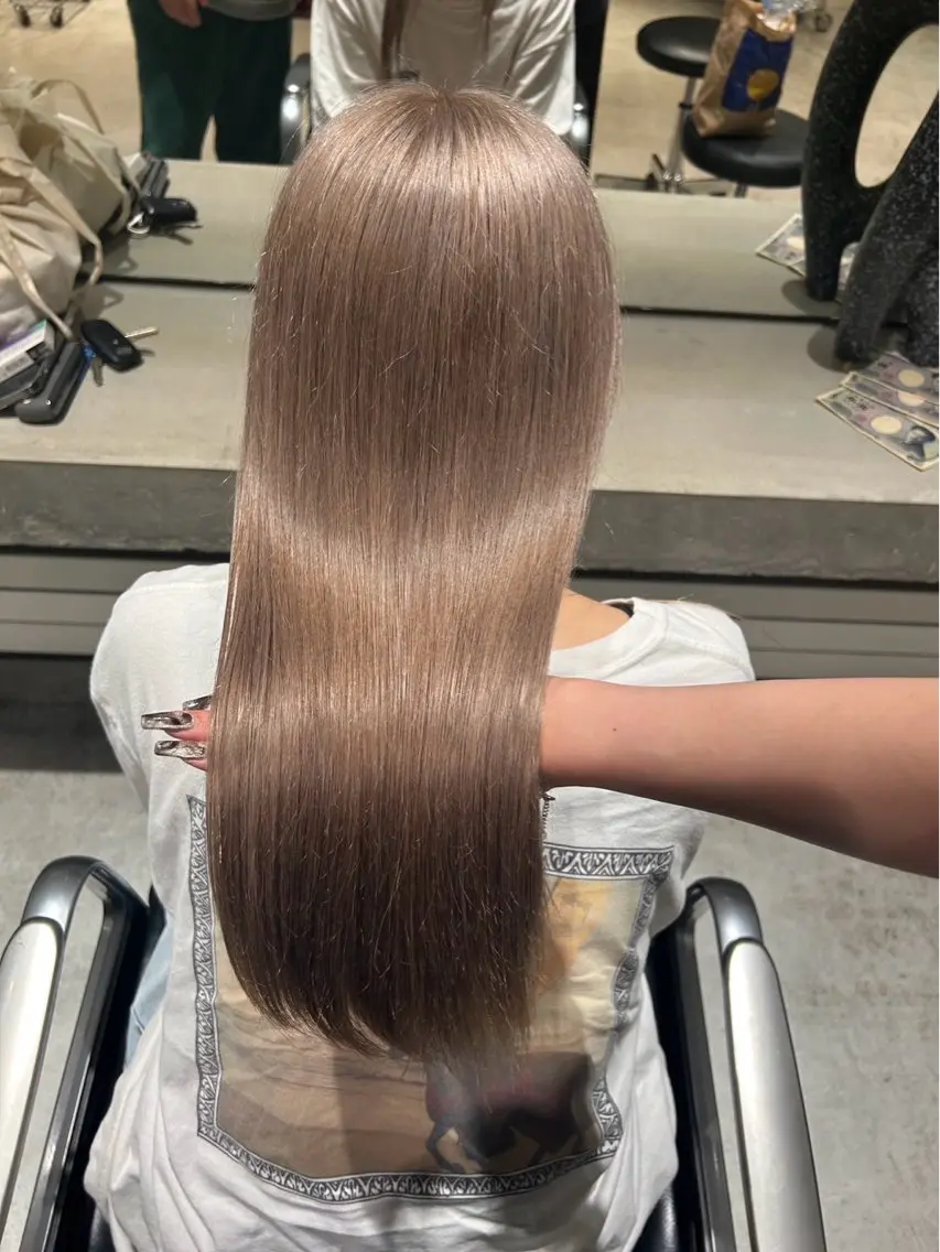 ロング カラー kilto.きょうか 🍑カットモデル🍑のヘアスタイル